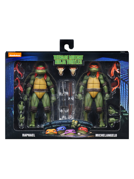 NECA Tmnt Ninja Turtles 1990 Movie Michealangelo Raphael Foot Clan outlet 4 Pack Game P