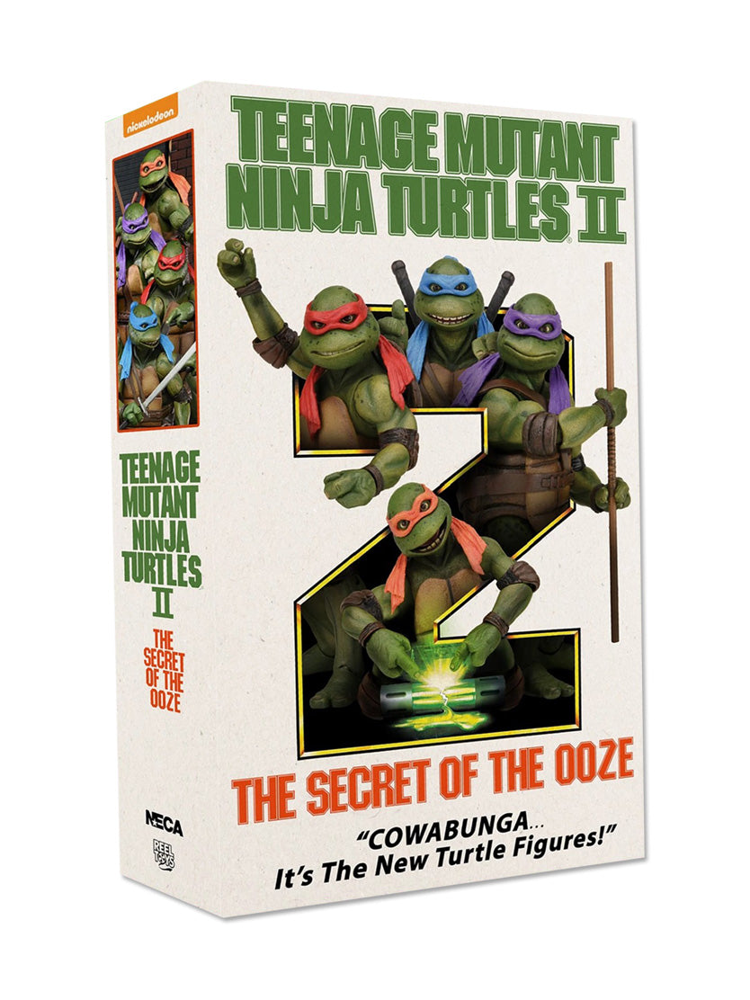 NECA TMNT 2: Secret of the Ooze 4-Pack (VHS Packaging)